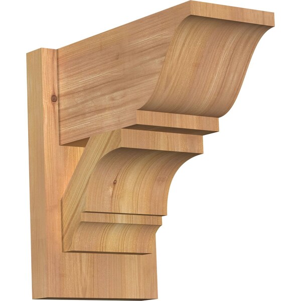 Ekena Millwork Balboa Traditional Smooth Outlooker, Western Red Cedar, 7 1/2"W x 14"D x 14"H OUT08X14X14BOA01SWR - main